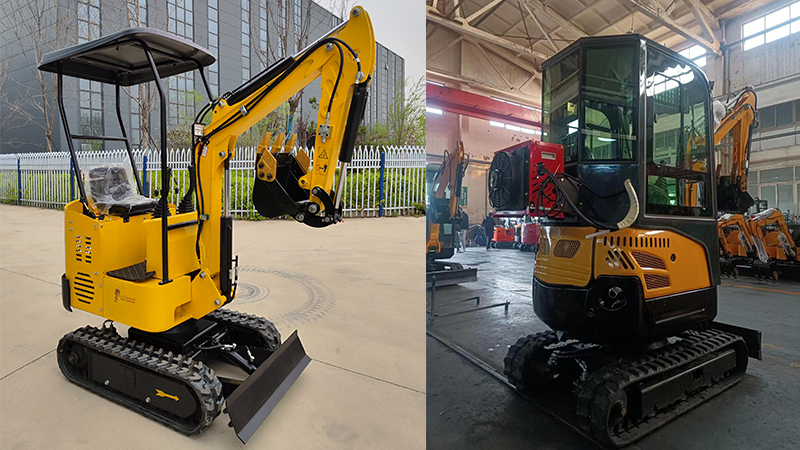 安阳鸿杉机械重新设计1吨小型挖掘机